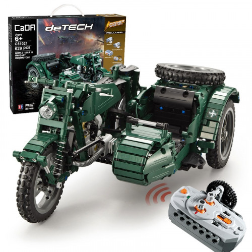 CADA C51021 WW2 MILITARY RC MOTORCYCLE|TECH