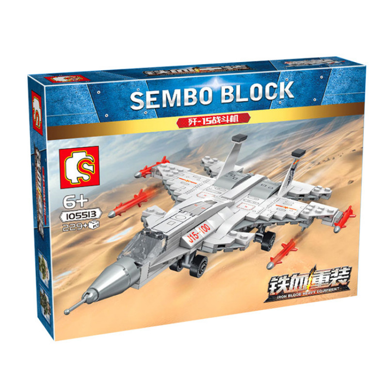 Details about   Sembo Block Chinese Fighter J-15 Model Kids Building Toys Adult Puzzle Boys Gift 