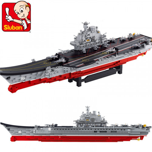 Sluban 0388 The LiaoNing Aircraft Carrier | CREATOR