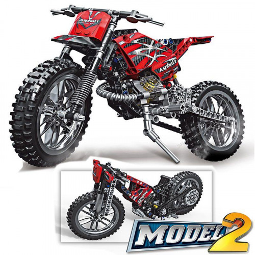 DECOOL 3373 2 IN 1 MOTOR CROSS BIKE | TECH