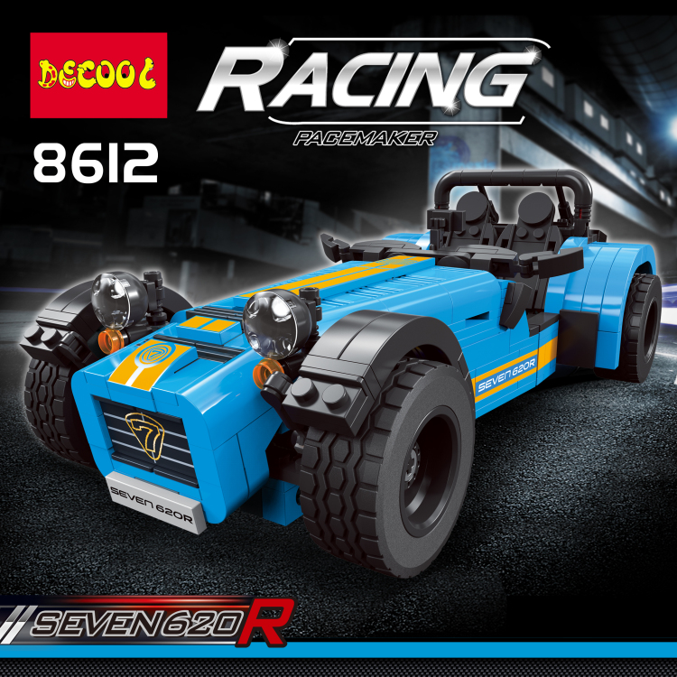 DECOOL8612CATERHAMSEVEN620RBuildingBlocksmodelCompatible21307LEPIN21008RacingCarToysforchildren-32803069364