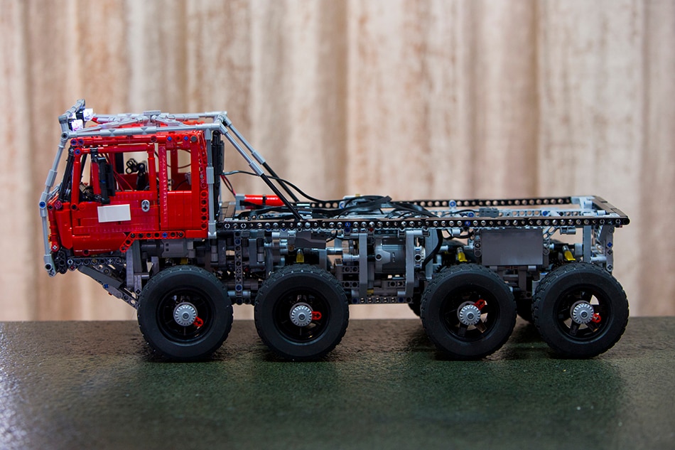 LEPIN23012TechnicMOCSeries2839pcsArakawaTowTruckTatraVehicleModelToyBuildingBlockswith5Motors1Chargi-32907709285