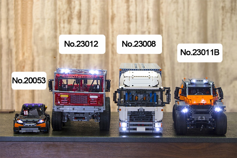 LEPIN23012TechnicMOCSeries2839pcsArakawaTowTruckTatraVehicleModelToyBuildingBlockswith5Motors1Chargi-32907709285