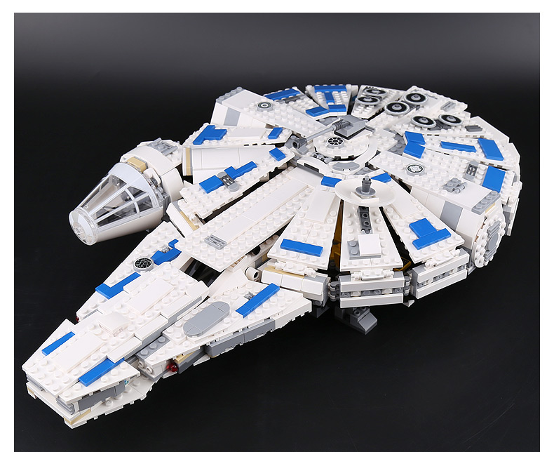 Lepin-05142-Neue-Spielzeug-1584-stuumlcke-Stern-Plan-Serie-Die-Kessel-Run-Millennuim-Falcon-Bausteine-Ziegel-legoinglys-75212-Geschenke-32871807630