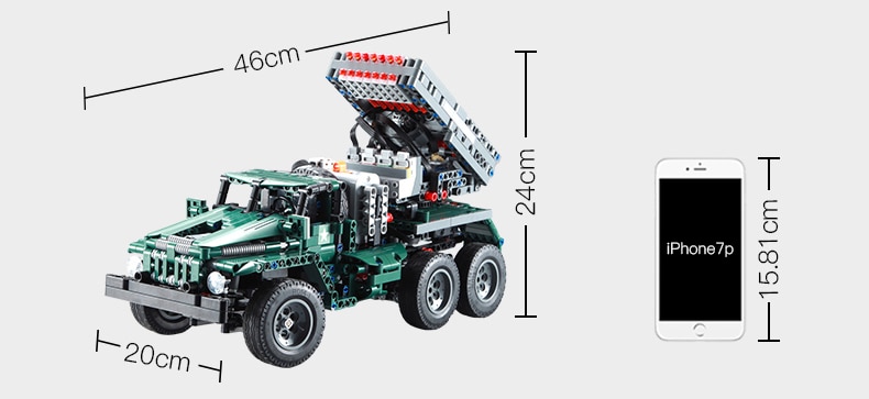 Technics-modern-military-world-war-radio-remote-control-Grad-BM-21-combat-vehicle-2in1-block-model-Ural-transporter-brick-rc-toy-32865698239