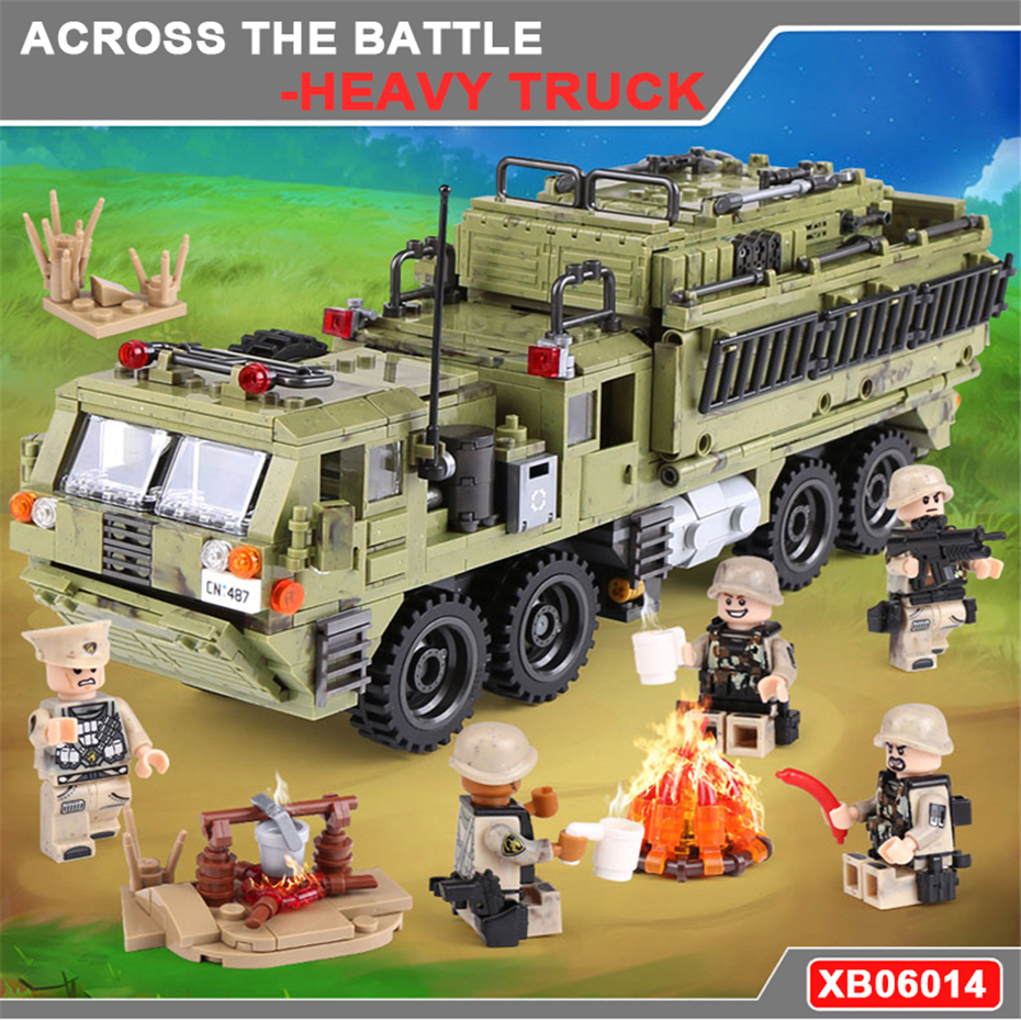 XINGBAO-06014-Military-Series-1377Pcs-The-Scorpion-Heavy-Truck-Set-Building-Blocks-Compatible-With-LegoINGlys-Military-Bricks-32857918242