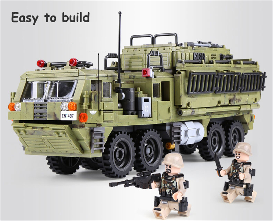 XINGBAO-06014-Military-Series-1377Pcs-The-Scorpion-Heavy-Truck-Set-Building-Blocks-Compatible-With-LegoINGlys-Military-Bricks-32857918242