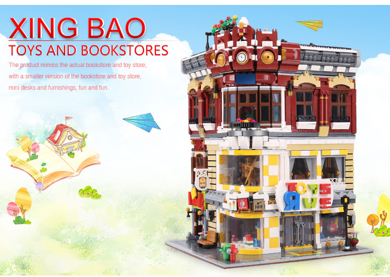 XingBao-01006-5491Pcs-the-Genuine-Creative-MOC-City-Series-The-Toys-and-Bookstore-Set-Building-Blocks-Bricks-Toy-Model-Gift-32853465242