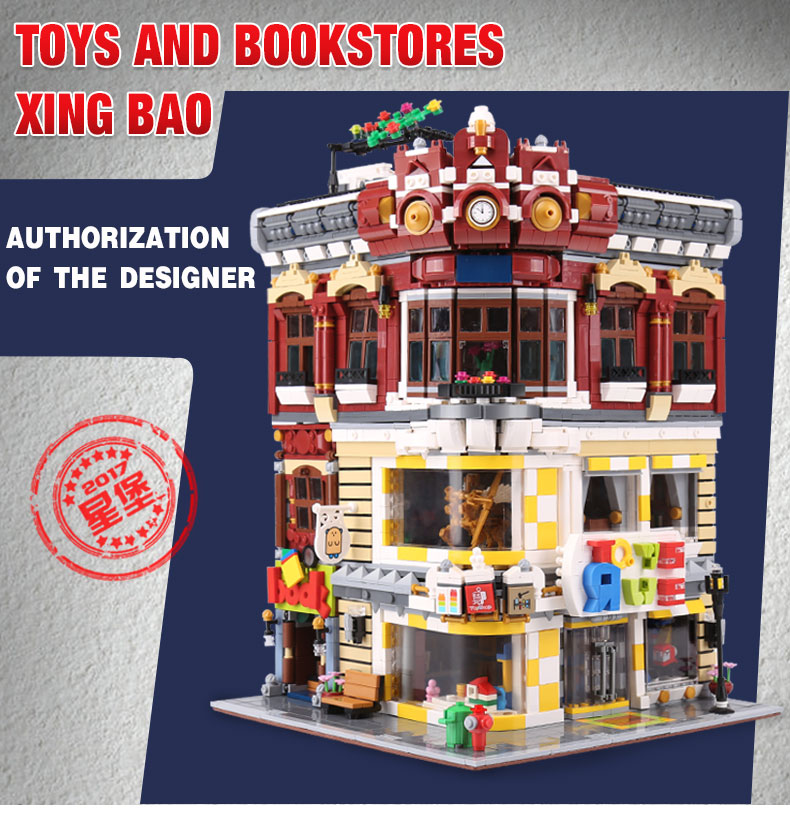 XingBao-01006-5491Pcs-the-Genuine-Creative-MOC-City-Series-The-Toys-and-Bookstore-Set-Building-Blocks-Bricks-Toy-Model-Gift-32853465242