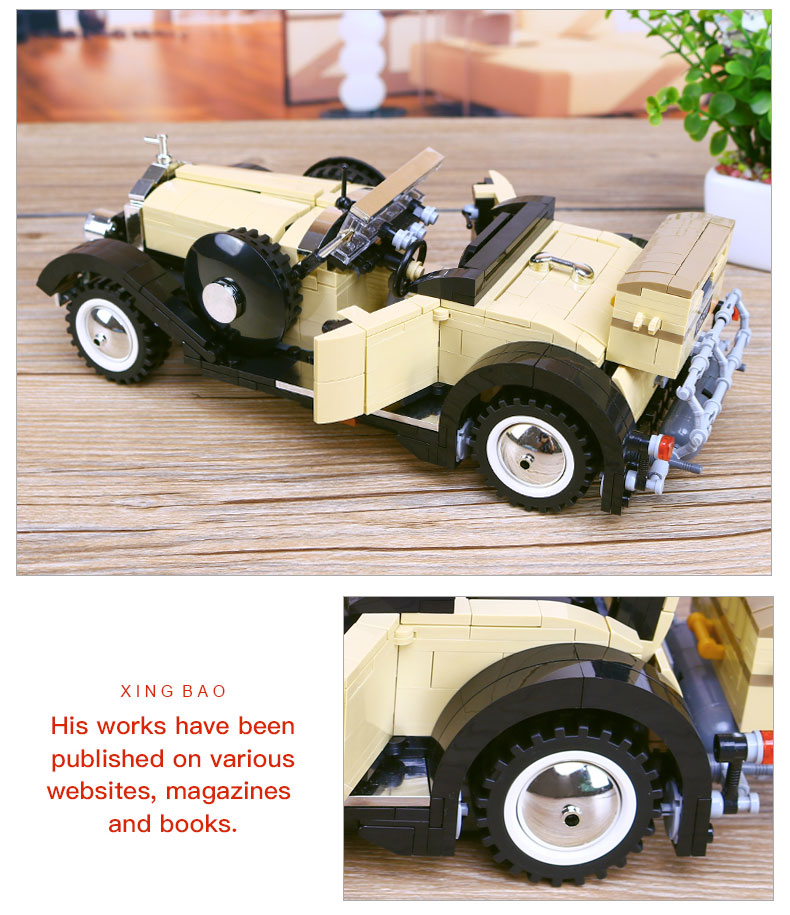 XingBao-03007-810Pcs-Creative-MOC-Technic-Series-The-Rolls-Royce-Noble-Set-Children-Educational-Building-Blocks-Bricks-Toy-Gift-32806910985