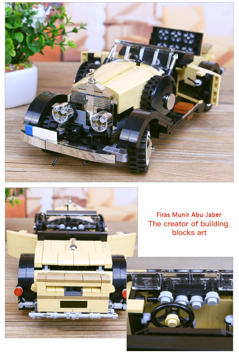 XingBao-03007-810Pcs-Creative-MOC-Technic-Series-The-Rolls-Royce-Noble-Set-Children-Educational-Building-Blocks-Bricks-Toy-Gift-32806910985