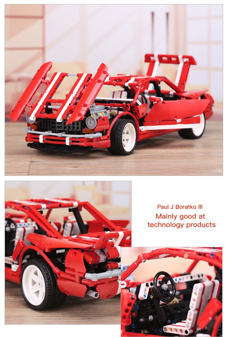 XingBao-07001-2000-stuumlcke-Kreative-MOC-Serie-Die-2014-Muscle-Car-Set-kinder-Paumldagogisches-Bausteine-Ziegel-Spielzeug-Modell-32907893066