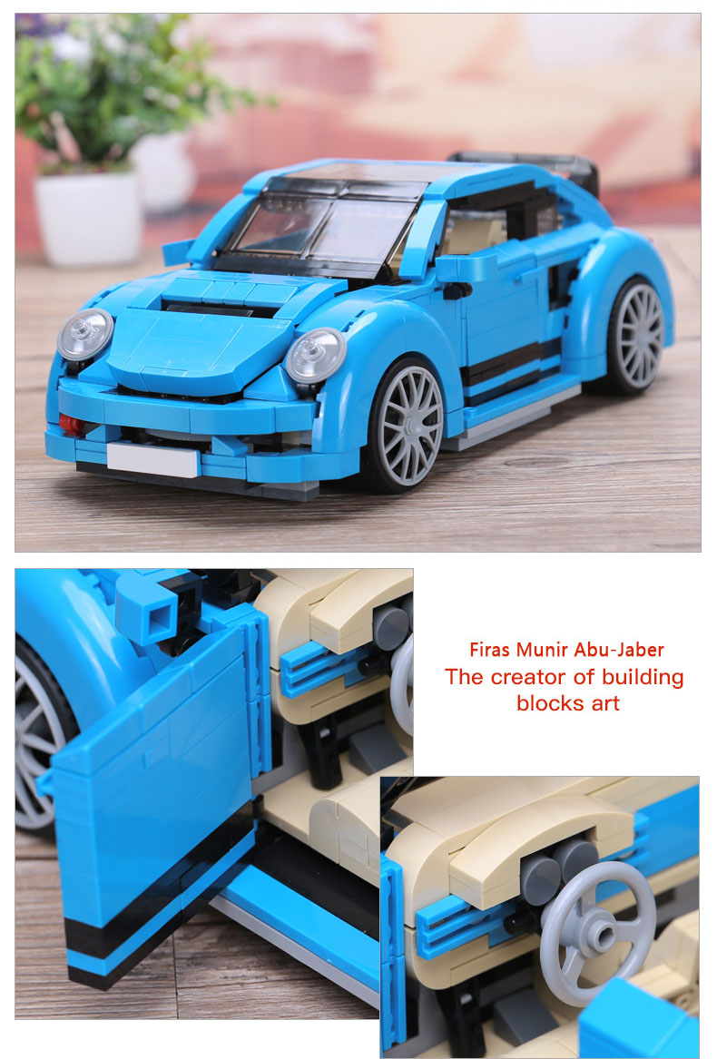 Xingbao-03015-944Pcs-New-Genuine-Creative-MOC-Technic-Series-The-Beetle-Car-Set-Children-Educational-Building-Blocks-Bricks-Toys-32818016904