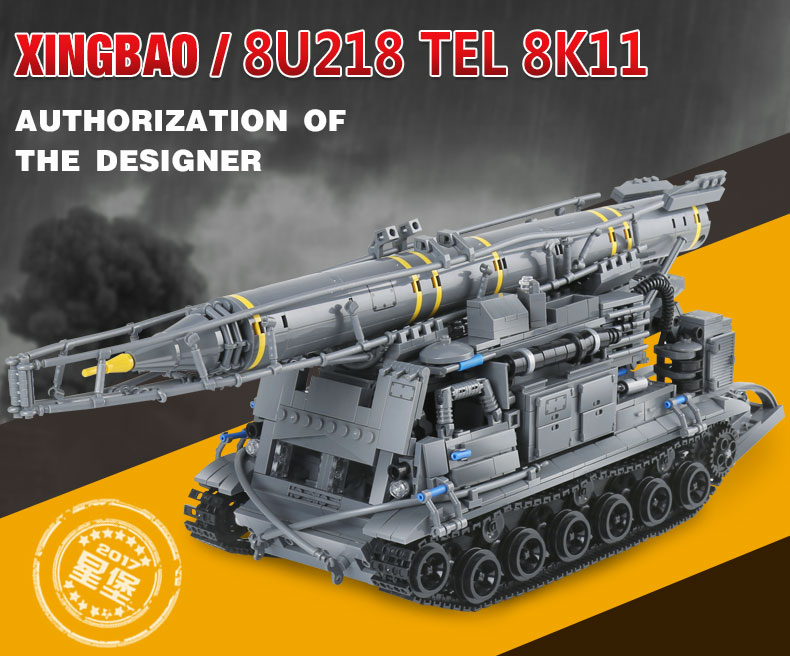 Xingbao-06005-Military-Tanks-Series-The-8U218-TEL-8K11-Set-legoing-Buildings-Blocks-Bricks-Soldier-World-Wars-Boys-Toys-Gifts-32832617563