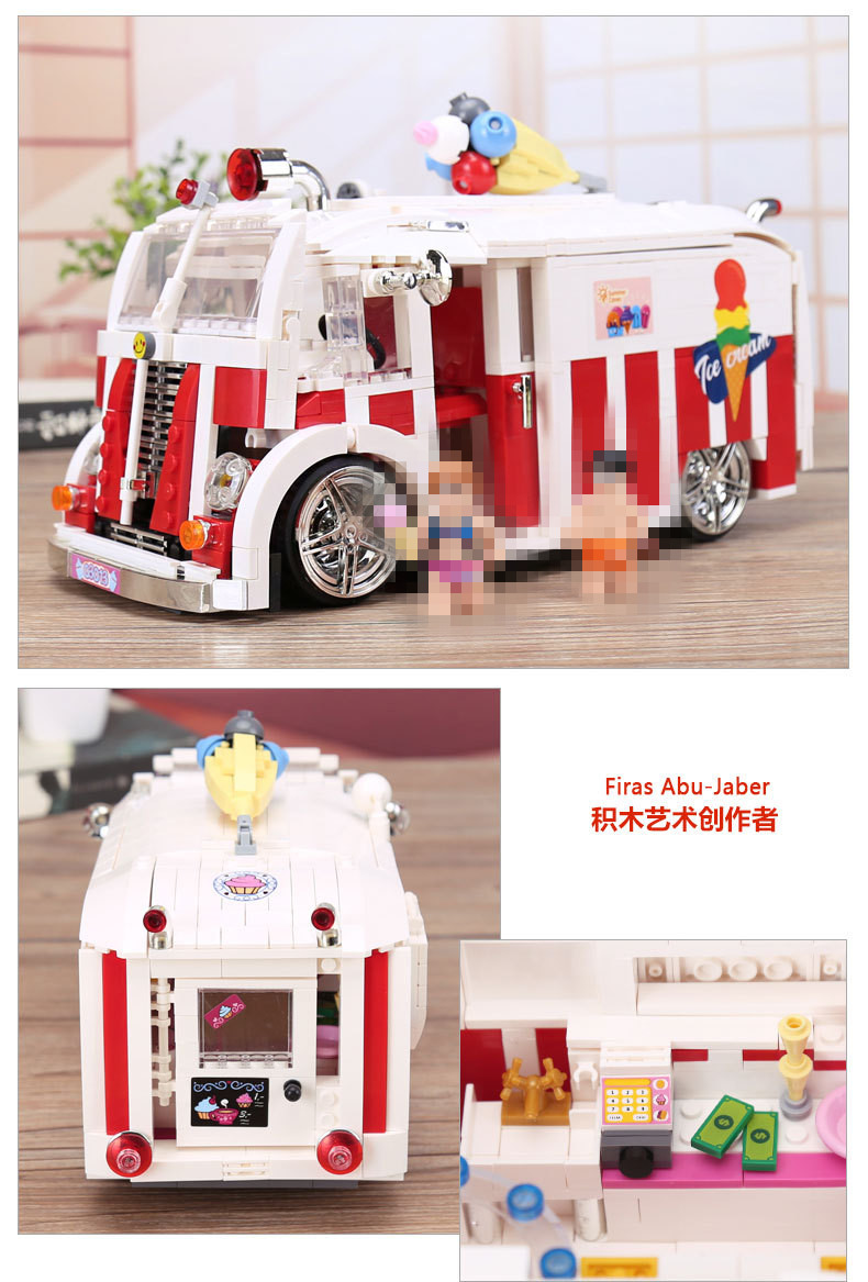 Xingbao-08004-1000Pcs-Genuine-Technic-Series-The-Ice-Cream-Car-Set-Building-Blocks-Bricks-Children-Educational-Toys-Model-Gifts-32834102023