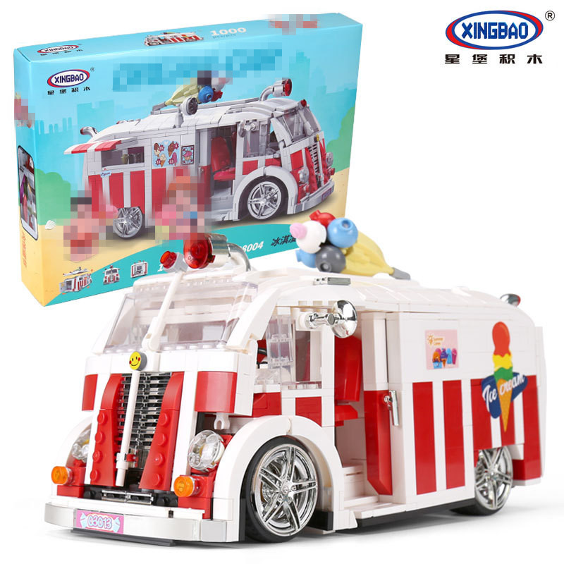 Xingbao-08004-1000Pcs-Genuine-Technic-Series-The-Ice-Cream-Car-Set-Building-Blocks-Bricks-Children-Educational-Toys-Model-Gifts-32834102023